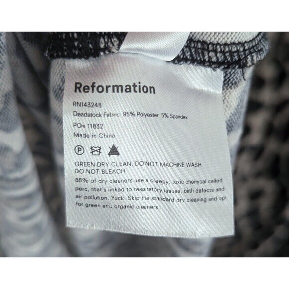 Reformation Lexi Mini Dress Women's Size XL Scar Leopard Print Faux Wrap Dress - Picture 6 of 10